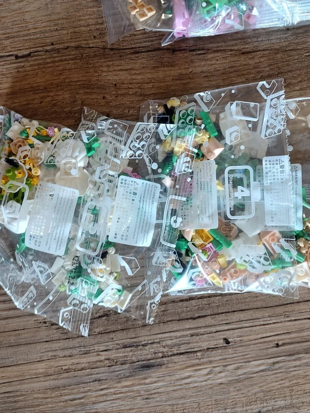 Scented Lego Like Flower Basket